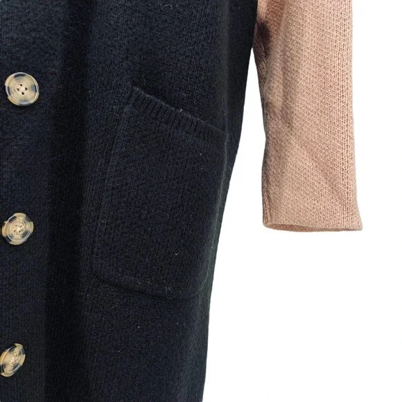 Torrid Women's Button Closure Pockets Long Black/Pink Sweater Size 2X - Picture 10 of 12